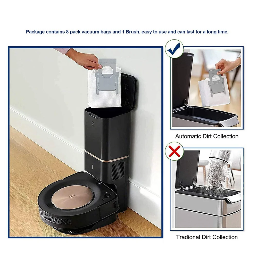 

A21Q -Replacement Dust Bag For Roomba I7 I7 + I3 I3 + I4 I4 + I6 I6 + I8 I8 + / Plus S9 S9 + Vacuum Cleaner Accessories