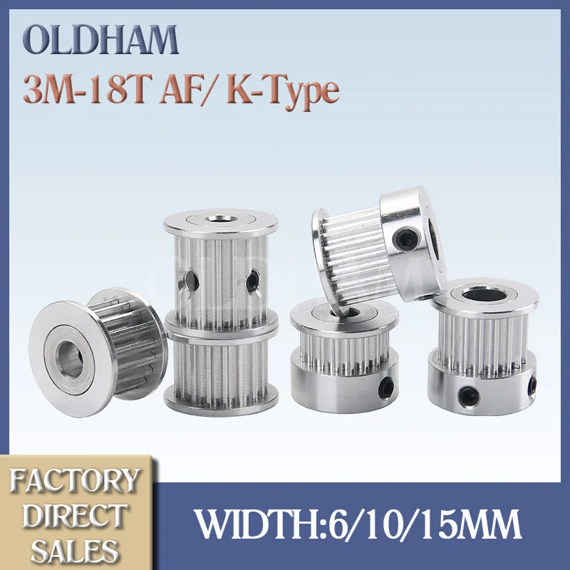 

HTD3M 18-зубчатый зубчатый шкив, диаметр 3M, ширина ремня 6/8/10 мм, ширина ремня 6/10/15 мм, 18T 3M, синхронное колесо HTD 3M, шаг 18 зубов, шаг 3 мм, ременный шкив