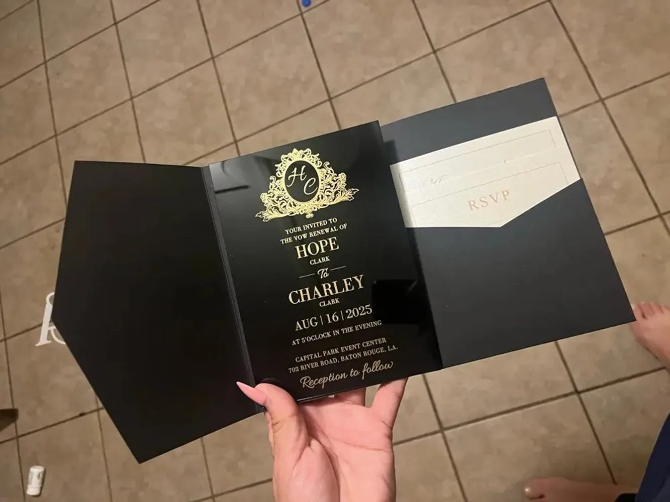 10 szt. Eleganckich, składanych na trzy części, zaproszeń na wesele, imprezę lub inną okazję, minimalistyczny zestaw zaproszeń i kartek z kopertą, personalizowane zaproszenia biznesowe.