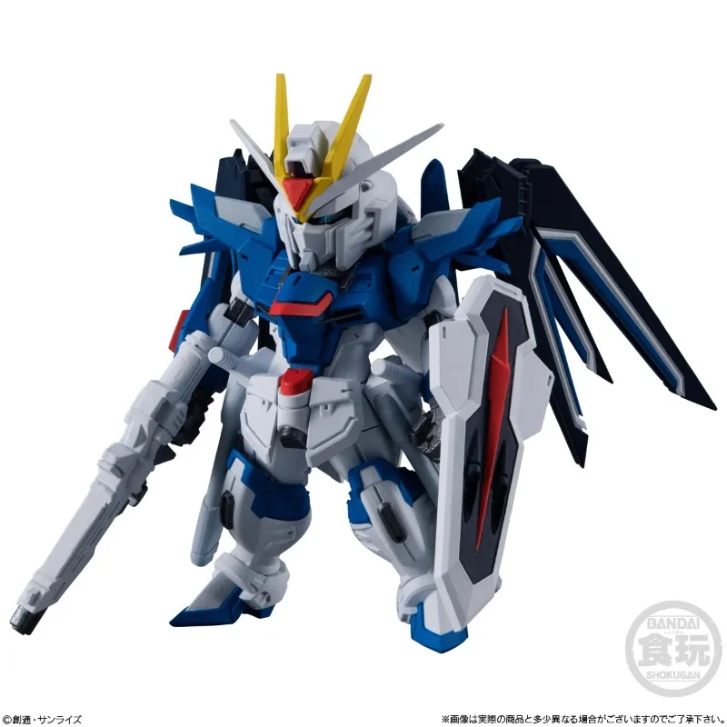 BANDAI Original Gashapon GUNDAM Anime Figure FW GUNDAM CONVERGE 24 IMMORTAL JUSTICE Action Figure Toys for Kids Birthday Gifts