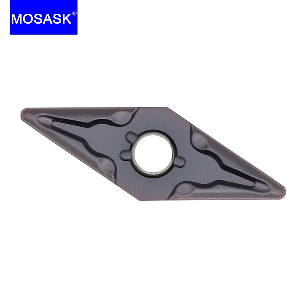 VNMG-Carboneto sólido insere para CNC, aço inoxidável processamento cortador, ferramentas de torneamento, 160404, 160408, MA, HS, TM, ZP153, ZC25, ZC35, 10pcs