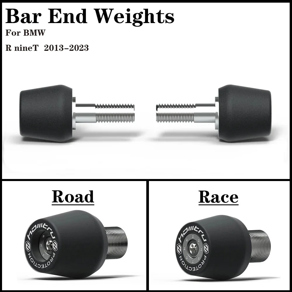 Motorcycle Handle Bar End Weight Grips Cap For BMW R nineT /Pure /Urban G/S /Racer /Scrambler 2013-2023