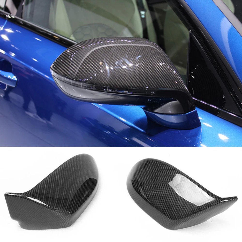 Carbon Fiber Car Mirror Caps Covers For Audi A7 S7 S Line RS7 Hatchback 4 Door 11-17 Rearview Mirror Covers Without Side Assist