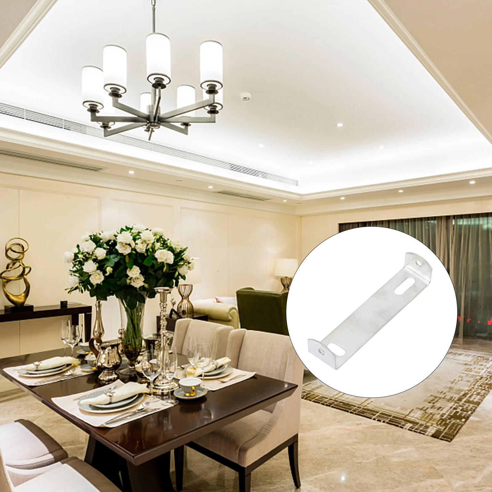 

10pcs Ceiling Light Brackets Iron Mounting Hook For Chandelier Lamp Support Home Lighting Accessories Indoor Lighting Fixtures