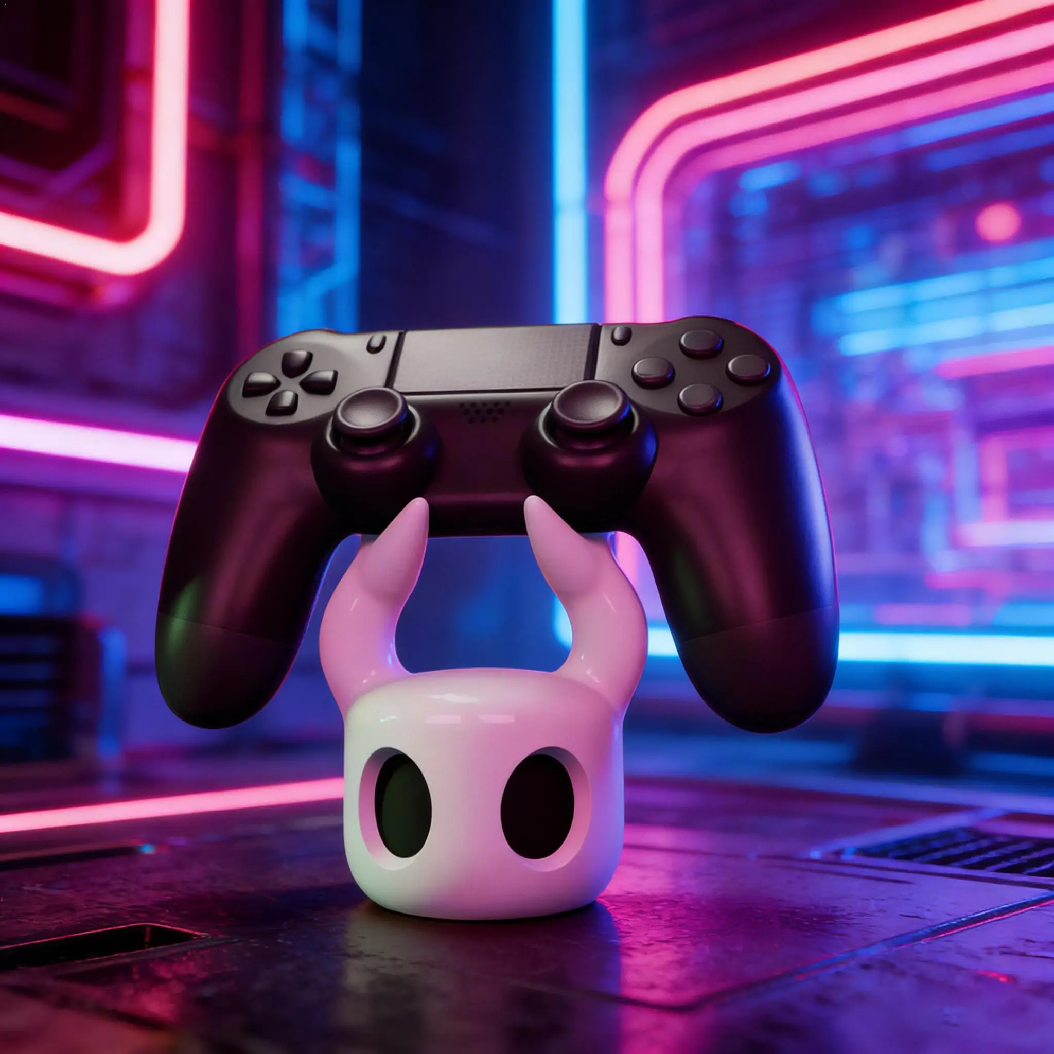 Suporte para Controle de Jogo Hollow Knight, Decoração Anime Impressa em 3D para Xbox, Acessório de Armazenamento para Desktop