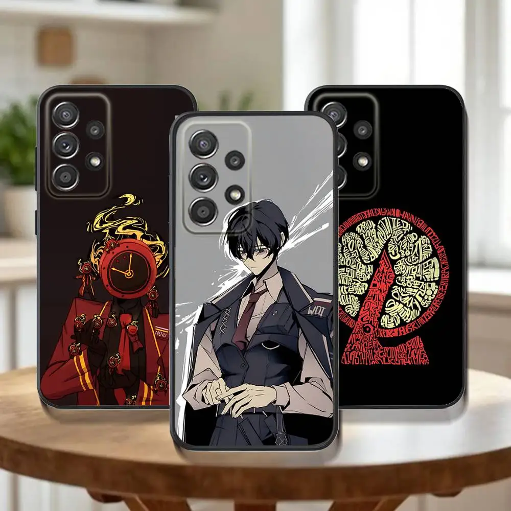 ลิมบัส ซี-คอมพานีเคสโทรศัพท์สำหรับซัมซุงกาแล็คซี่ A73,72,51,53,52,71,22,5G,หมายเหตุ,J7,8,9 ปกสีดำนุ่ม