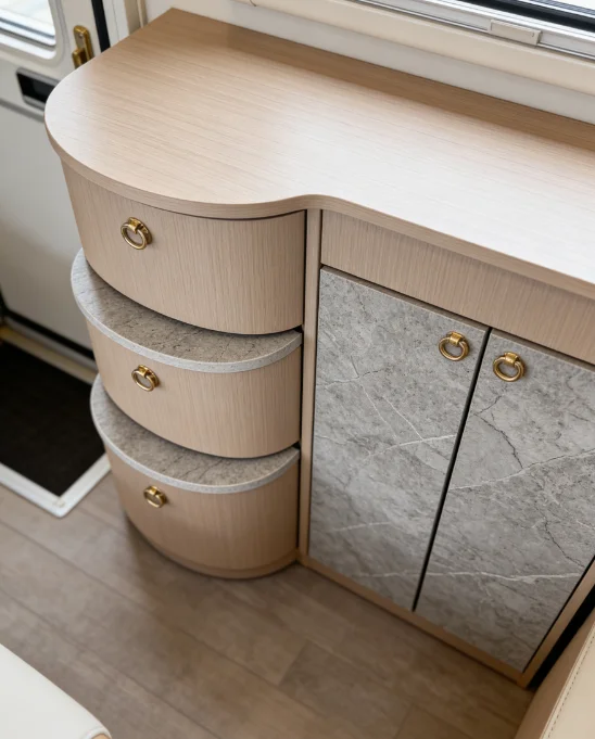 RV Trailer Inside Dining Accessories - Caravan Folding Table Legs