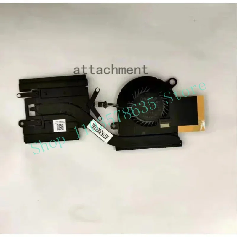 WW. 95% New For DELL Latitude E5289 5289 7389 Series Laptop CPU Heatsink & Fan R2X0G 0R2X0G AT1S2001ZCL