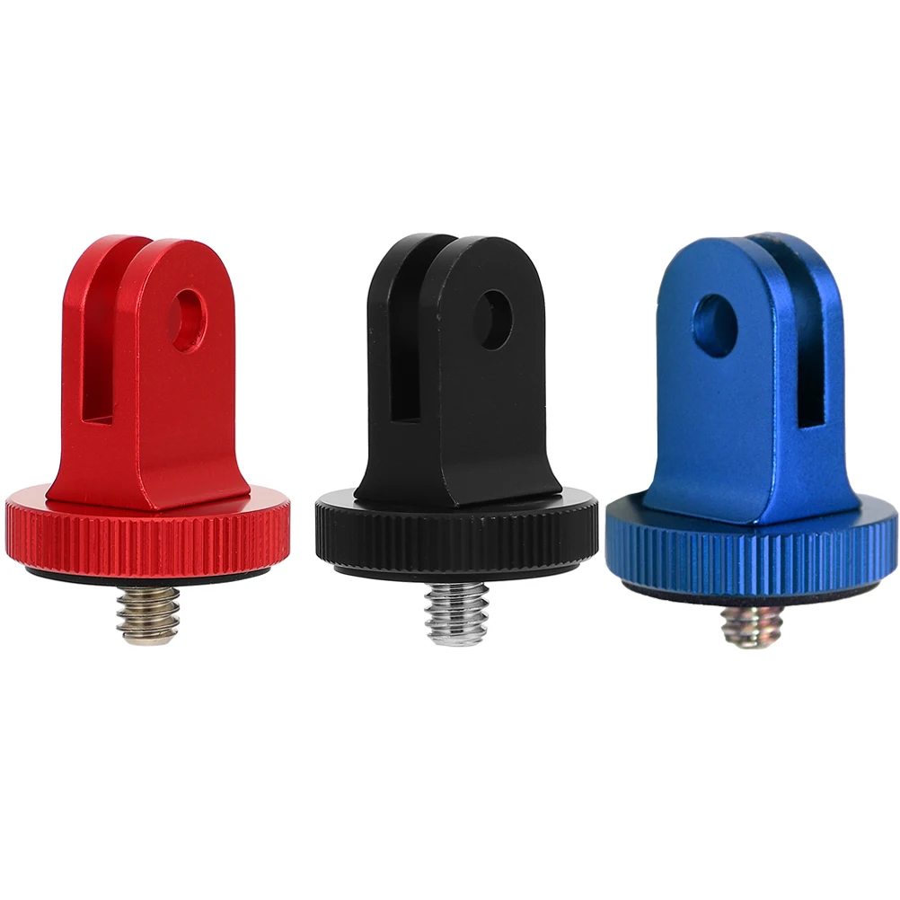 

3pcs 1/4 Inch Universal CNC Aluminum Alloy Camera Connector for Phone Holder Anti Scratch Non Slip Tripod Mount Adapter