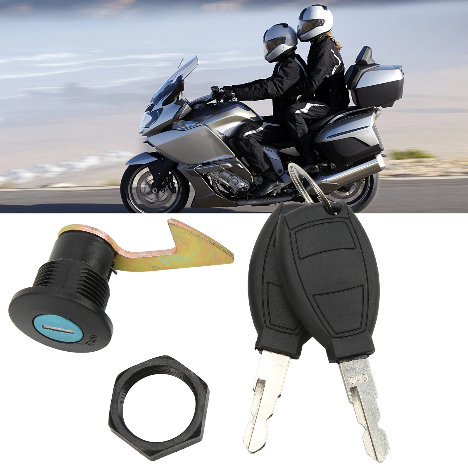 

Монтаж для скутера, хвостовой замок, алюминиевый пластик, универсальный для хранения электрических мотоциклов