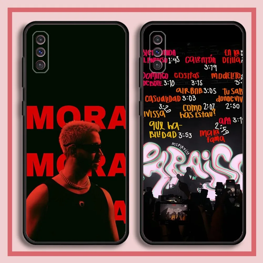 Mora Paraiso Singer Phone Case For Samsung S23,23,22,30,21,10,9,Note20 Ultra,Lite,Ultra,5G,Plus,FE,Black Soft Case