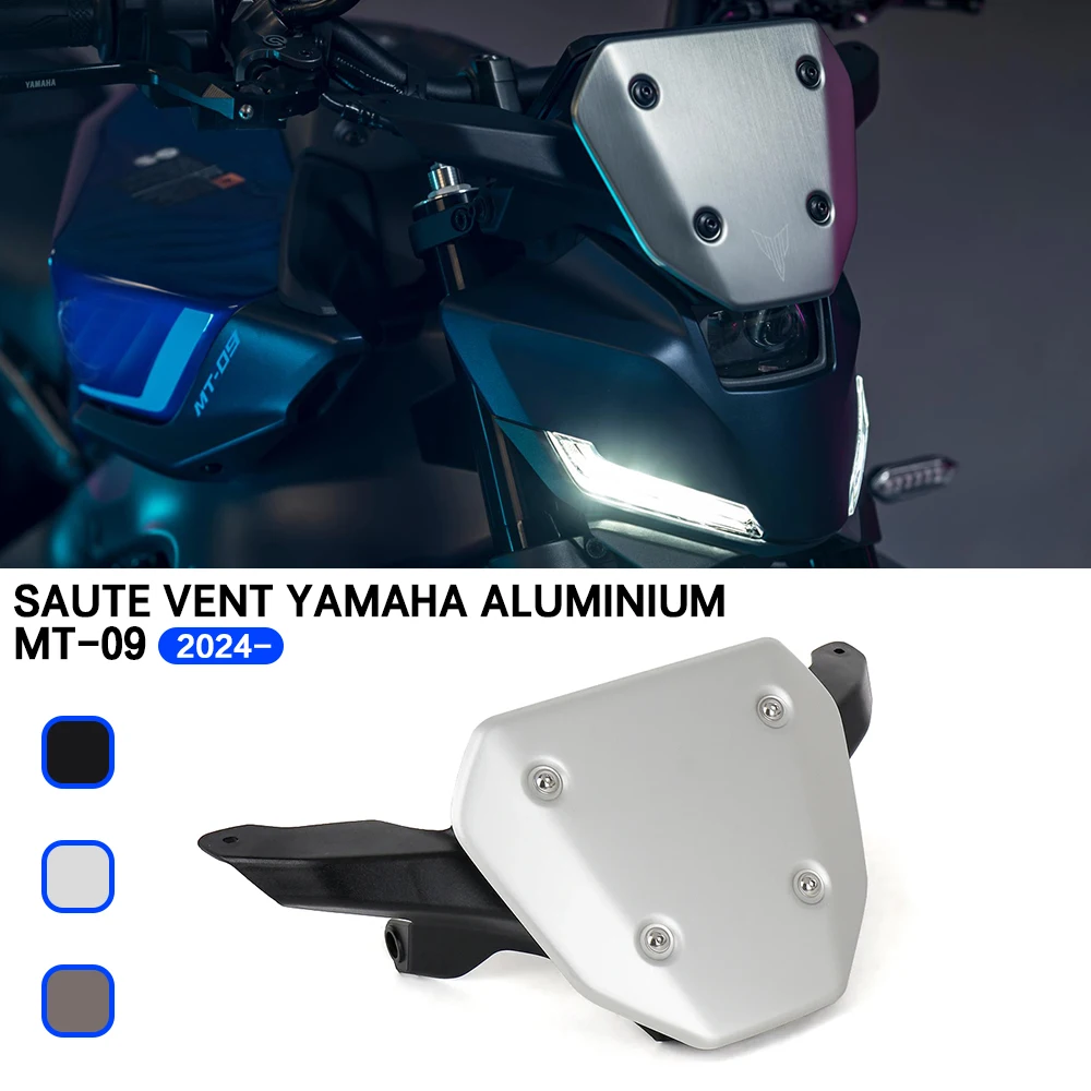 

MT-09 ALUMINUM VISOR For YAMAHA MT-09 / SP 2024 2025 Motorcycle windshield Fly Screen Front Windshield Wind Deflector FZ-09