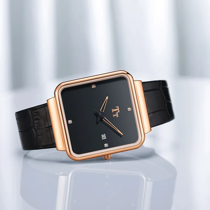 New Trendy Fashion Automatic Silicone Ladies Watch Female Student Korean Version Simple Waterproof Quartz Watch Luxury Gift