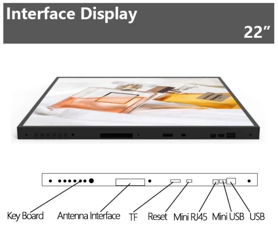 Hd Advertising Square Lcd Screen Display Video Nft Art Picture Wifi Digital Photo Frame