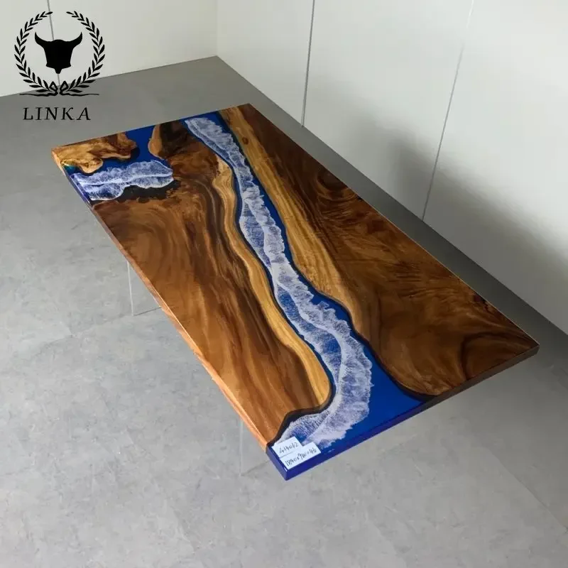 

Customized South American walnut arge Coffee Board Silicon Mold Big Size Silicone Mold For Resin Epoxy River Table With Wooden