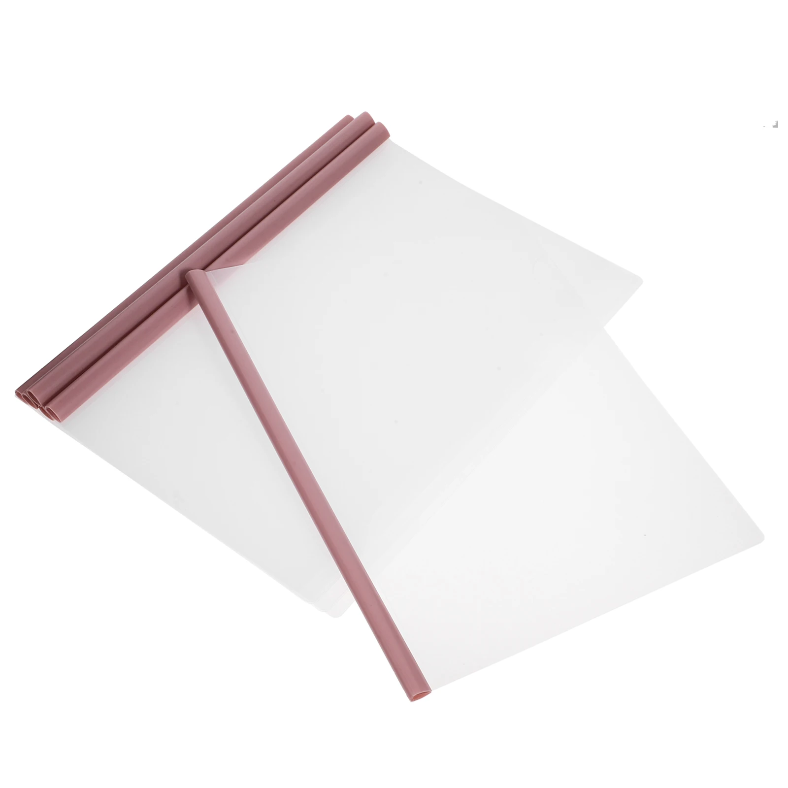 

10pcs Transparent Report Covers A4 File Folders Sliding Bars Clear Document Holders Office School Organization Storage Folder