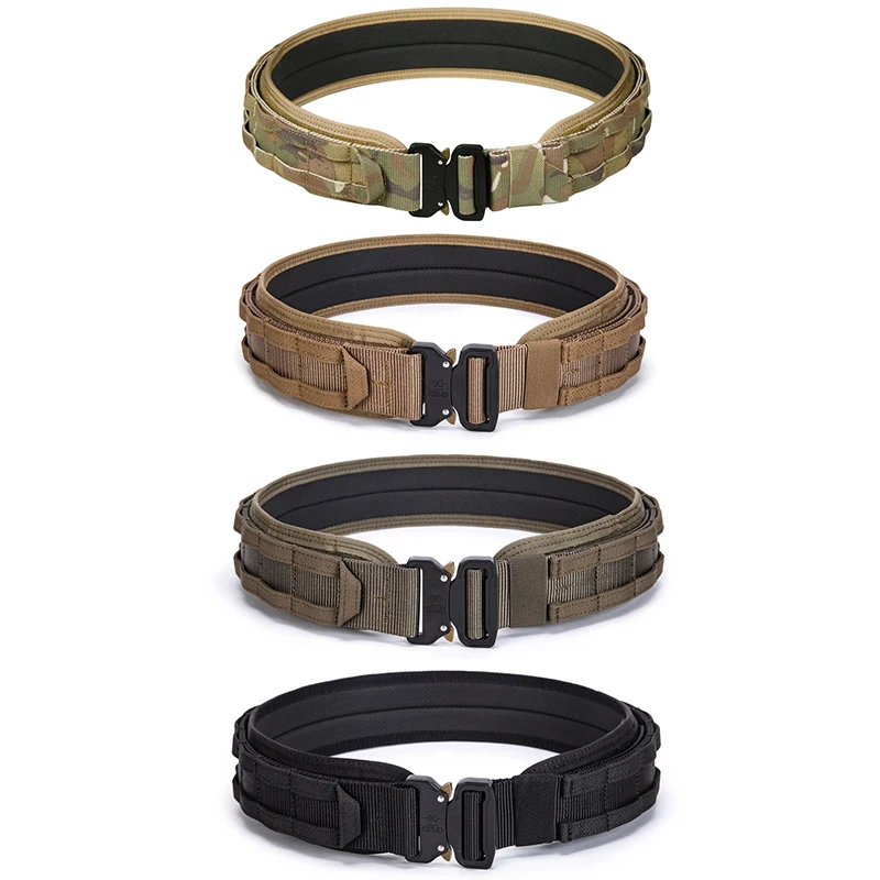 Tactical Waist Belt Army Multi-Purpose Nylon Belt Police Law Enforcement Security Work Patrol Gear Belt