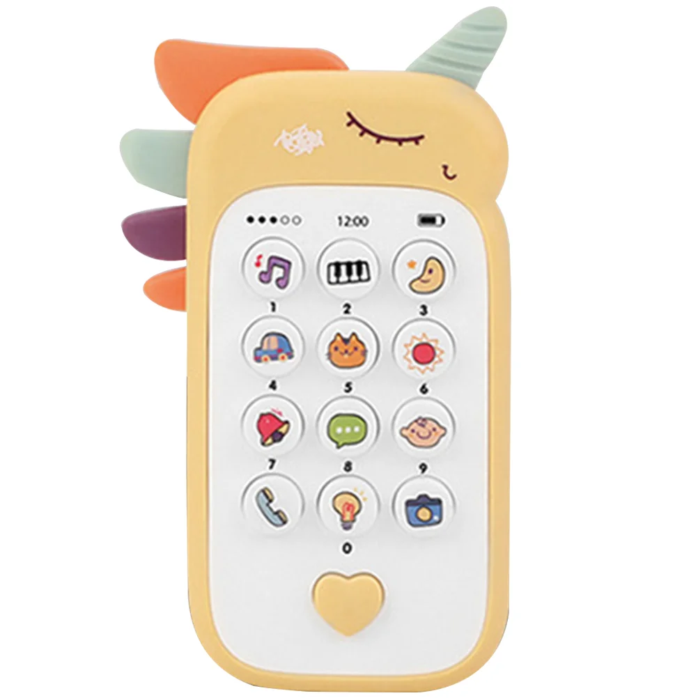 Children's Mobile Phone Cartoon Baby Toy for Kids Telephone Cell Plastic Household Toddler