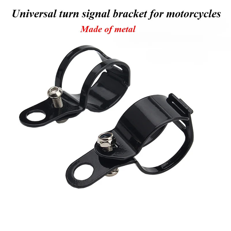 2PCS Universal Motorcycle Fork Mount Bracket Clamp Holder Aluminum Alloy 27-36mm Spot Fog Light Turn Signal Bracket Accessories