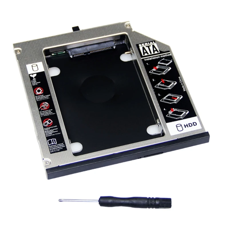 العلبة الثانية SSD SSD 9.5 مم مع مفك براغي لـ T400 T400s T410 T410s T410i T410si