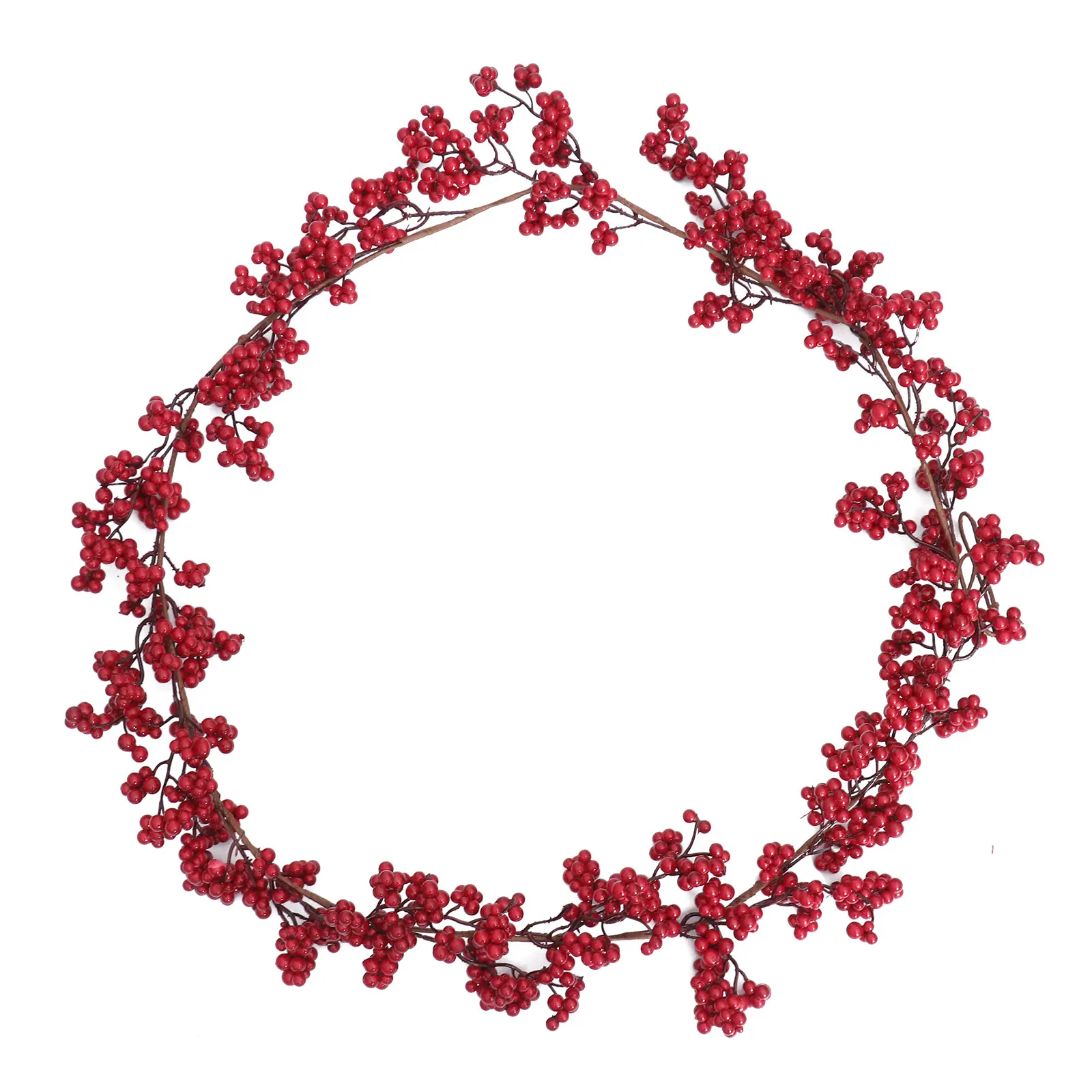 

Simulation Red Fruit Christmas Decoration Practical Wedding Party Holiday Wreath Centerpiece Bouquet Arrangement Home