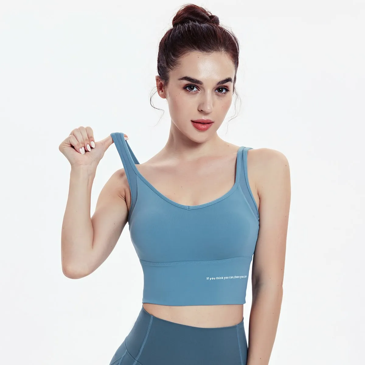 Vansydical-camisetas sin mangas de Yoga para mujer, Sujetador deportivo Push Up, chalecos para correr, ropa interior de entrenamiento de malla para Fitness