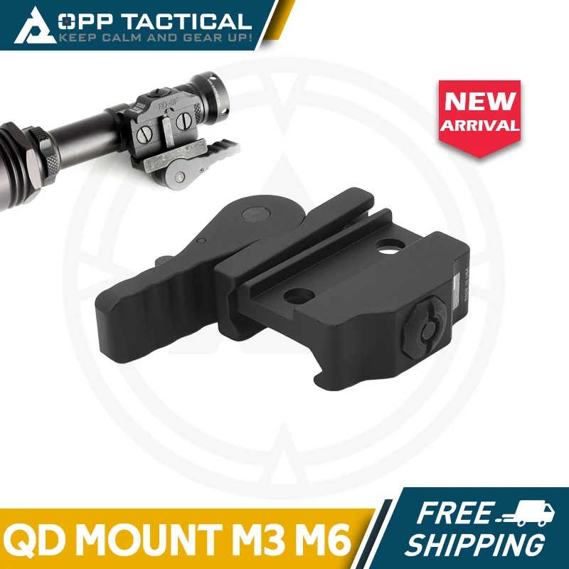 Base Quick Detach Picatinny para linterna táctica M300/M600 - imagen 3