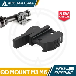 Tactical M300 M600 Flashlight QD Quick Release Base Tactical Metal Scout Light Mount Fit 20mm Picatinny Rail