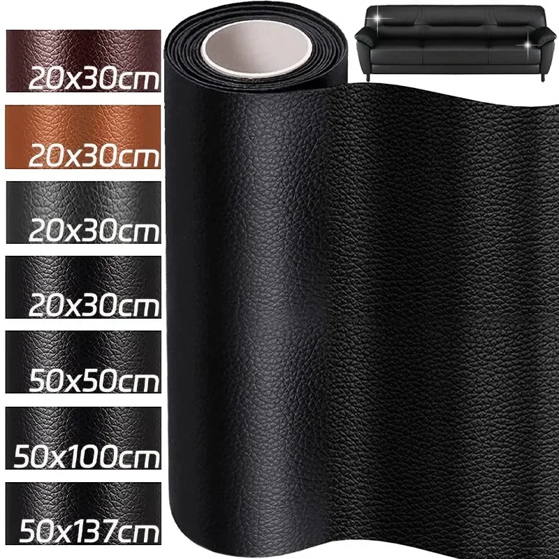 

Leather Repair Tape Self Adhesive Leather Repair Patch Sofas Couch Furniture Car Seat Cuttable Refinisher for Home Restaurant