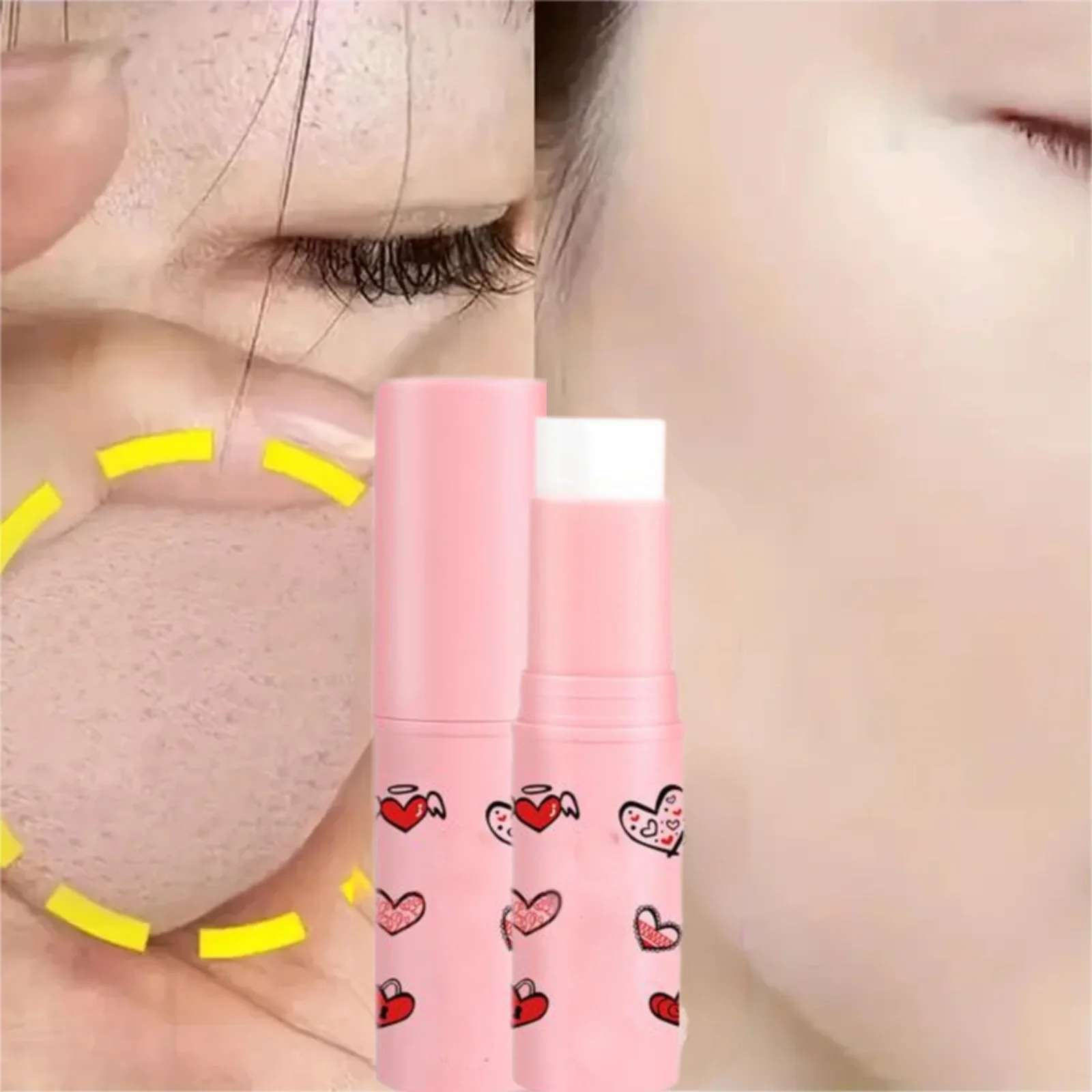 Bâton d'apprêt de pores Invisible imperméable, gomme de pores, contrôle de l'huile, primaire hydratant pour le visage, Base de maquillage, primaire mat, cosmétique