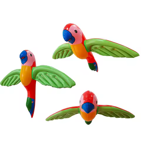1/3pcs Large Parrot Foil Balloons Tropical Bird Balloons Jungle Safari Party Birthday Baby Shower Luau Hawaiian Party Decor