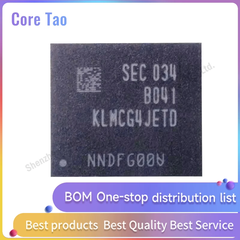 1pcs/lot KLMCG4JETD-B041 KLMCG4JETD BGA-153 Liquid crystal chip EMMC memory chip IC in stock