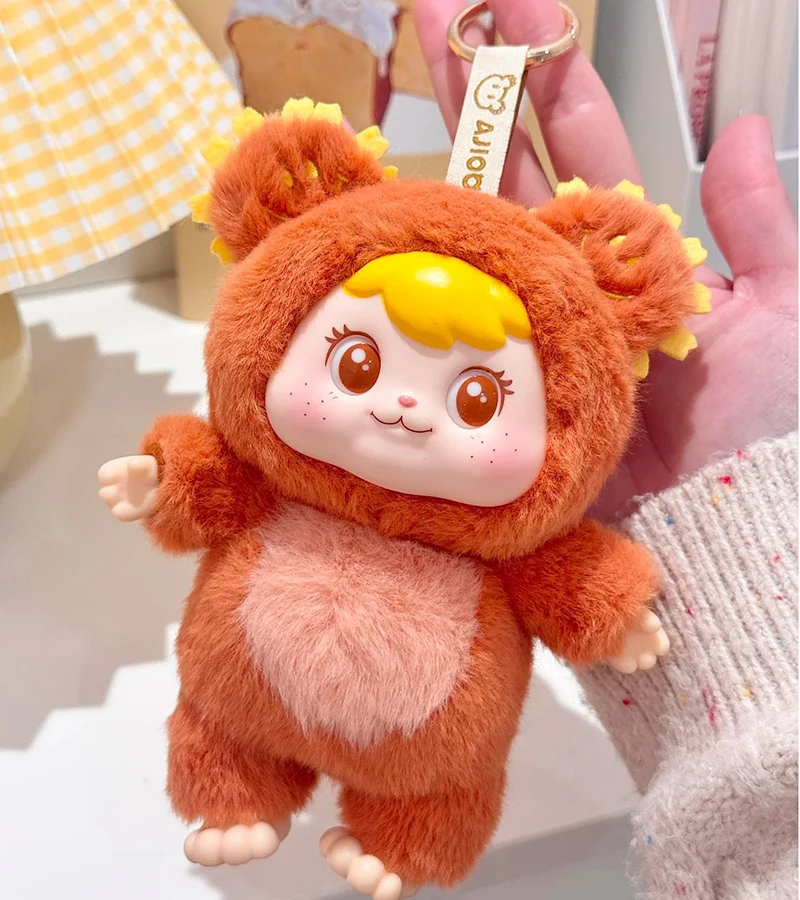 Echte Ajioo Plant Spirit Series Blind Box Anime Doll Mystery Box Cute Sheep Action Figure Surprise Bag Hanger Toy Gifts