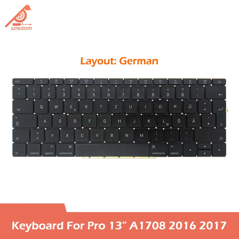 MacBook Pro 13インチ A1708 キーボード交換 US UK RU GER FR