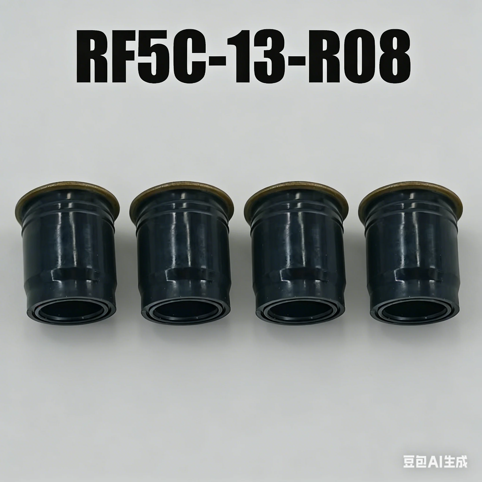 

4pcs Car Fuel Diesel Injector Upper Seal Fuel Injector Oil Seal Set Diesel For MAZDA 3 5 6 RF5C-13-R08