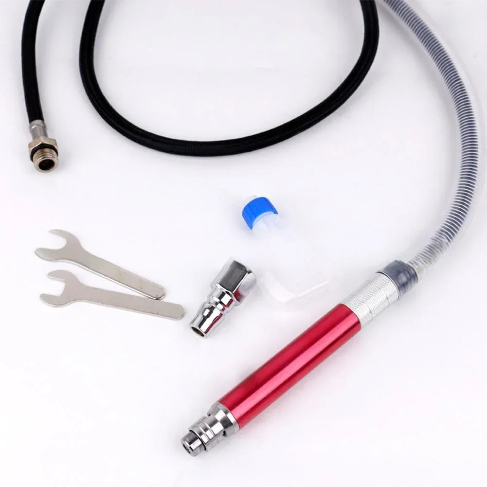 Imagem -02 - Conjunto de Canetas de Moinho de Vento At010k Máquina Pneumática de Gravação e Moagem Caneta de ar Conjunto de Vento Único para Limpeza Camificamento Moagem de Metal