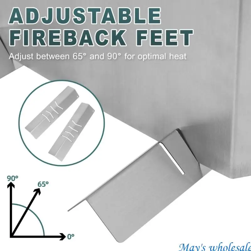 Heat Immune Fireback Protect With Modifiable Stand For Strengthened Warmth 448A