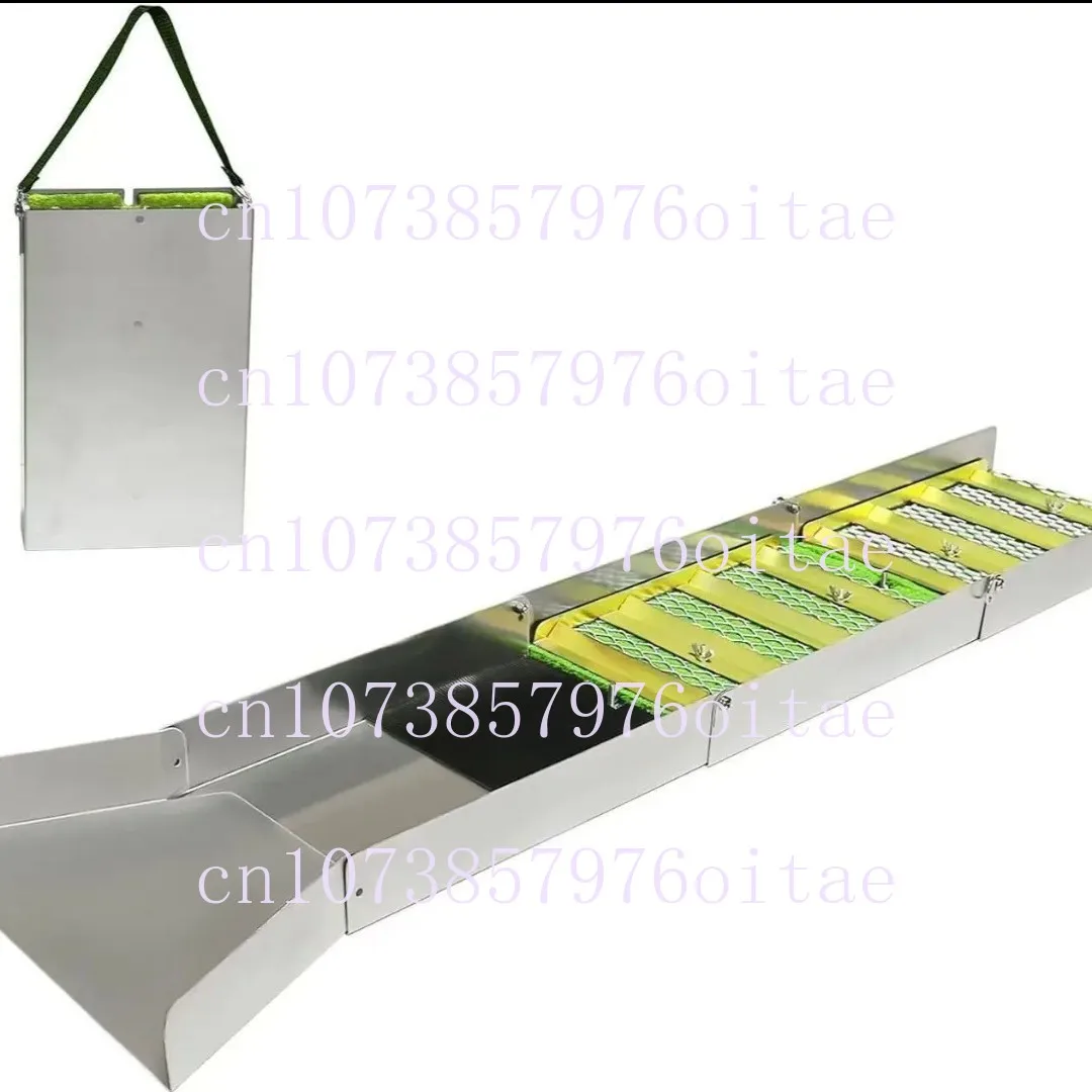 Portable Folding Gold Sluice Box Aluminum Alloy Gold Outdoor River Mining Chute Panning Prospecting Recovery Tool