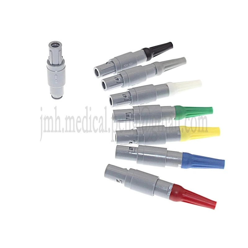 PAC 1P 80 Degree 2 Keyings 2 3 4 5 6 7 8 9 10 12 14Pin Push-pull Self-locking Medical Plastic Plug Connector With Bending Relief