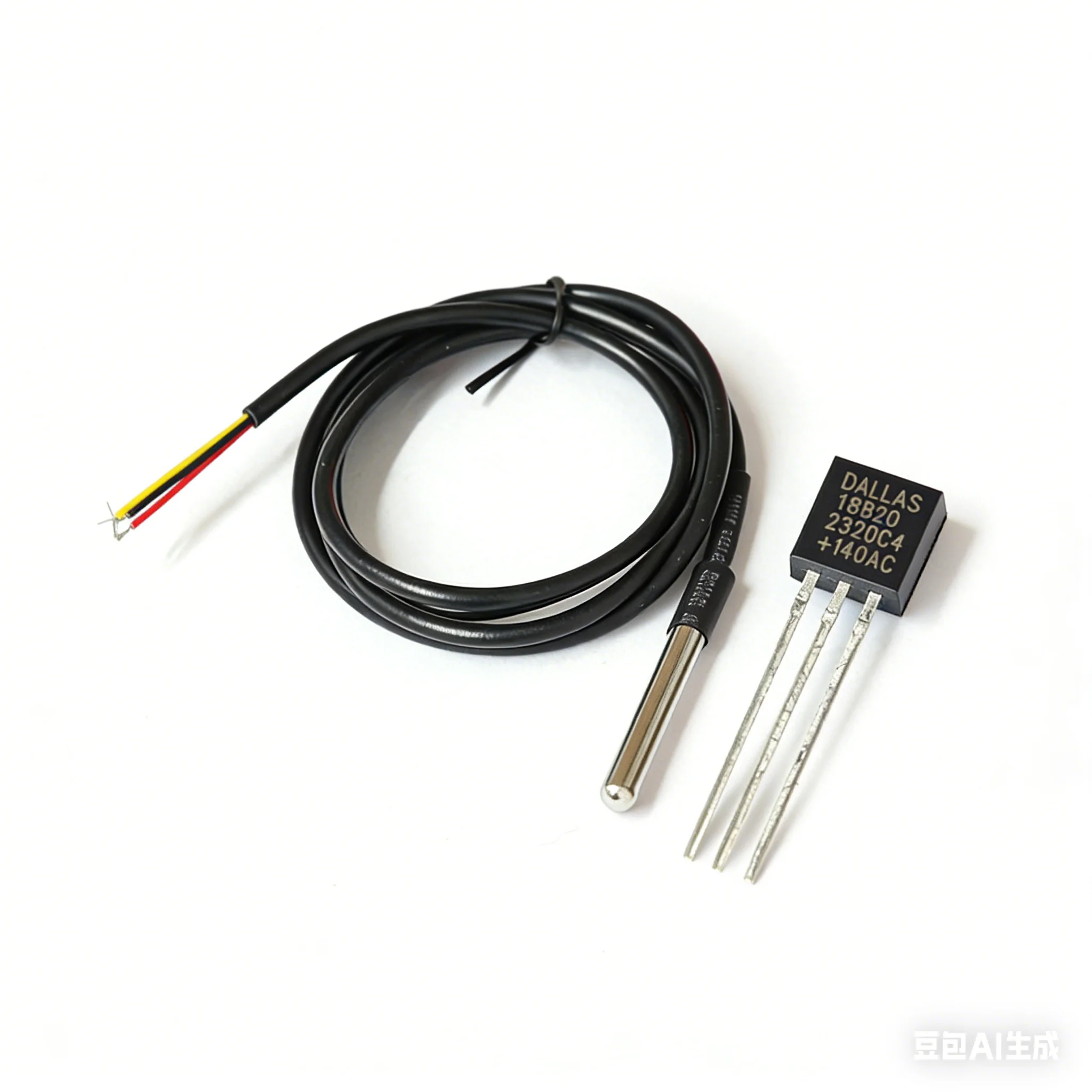 مستشعر حرارة رقمي مقاوم للماء  - مراجعة Ds18B20 Temperature Sensor وسعره