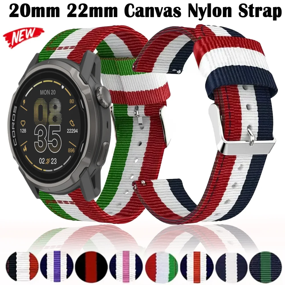 22Mm Canvas Nylon S… - image