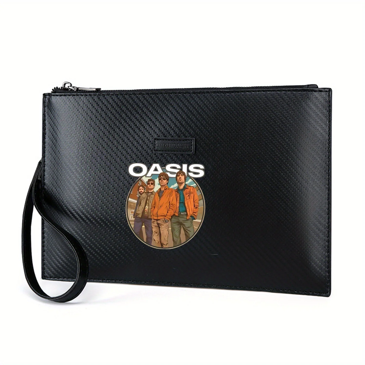 Band four men orange jacket urban style Elegant Printed PU Men's Handbag Fashionable and Practical for Everyday Carry