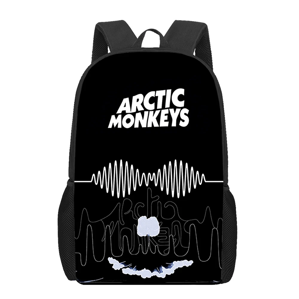 Arctic Monkeys Pattern Backpack Kids Boys Girls Backpacks School Bags for Teenage Daily Bagpack Student Book Bag Travel Bagpack