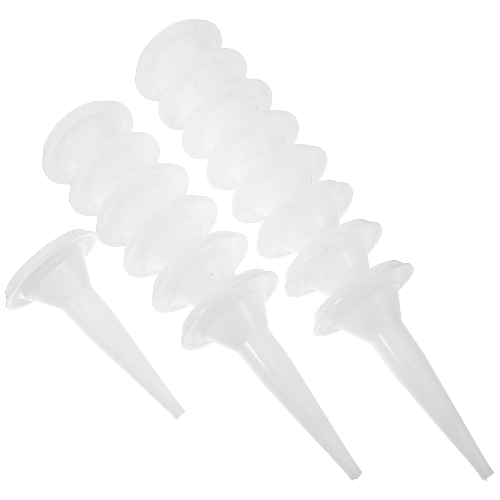 

50Pcs Caulking Nozzle Tips Detachable Fine Tip Caulk Extension Nozzle for Precise Sealing Caulking Finisher Tool Applicator