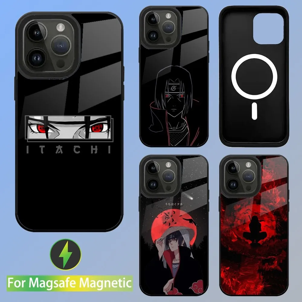 anime I-ItachiS Phone Case For iPhone 16,15,14,13,12,11,Plus,Pro,Max Mini U-Uchihas Magsafe Magnetic Wireless Charging