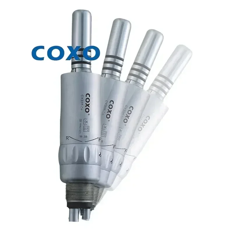 قبضة COXO CX235-3B ذات زاوية كونترا منخفضة السرعة - مع أنظمة محرك قبضة مستقيمة وأزيز متوافقة مع 2/4 فتحات