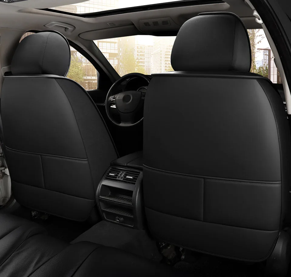 Leder-Sitzbezug für Skoda Octavia 2, Superb 3, Karoq, BMW E60, E61, Touring – Autozubehör, Innenraum, Dropshipping, Komplettset. – Detail 10