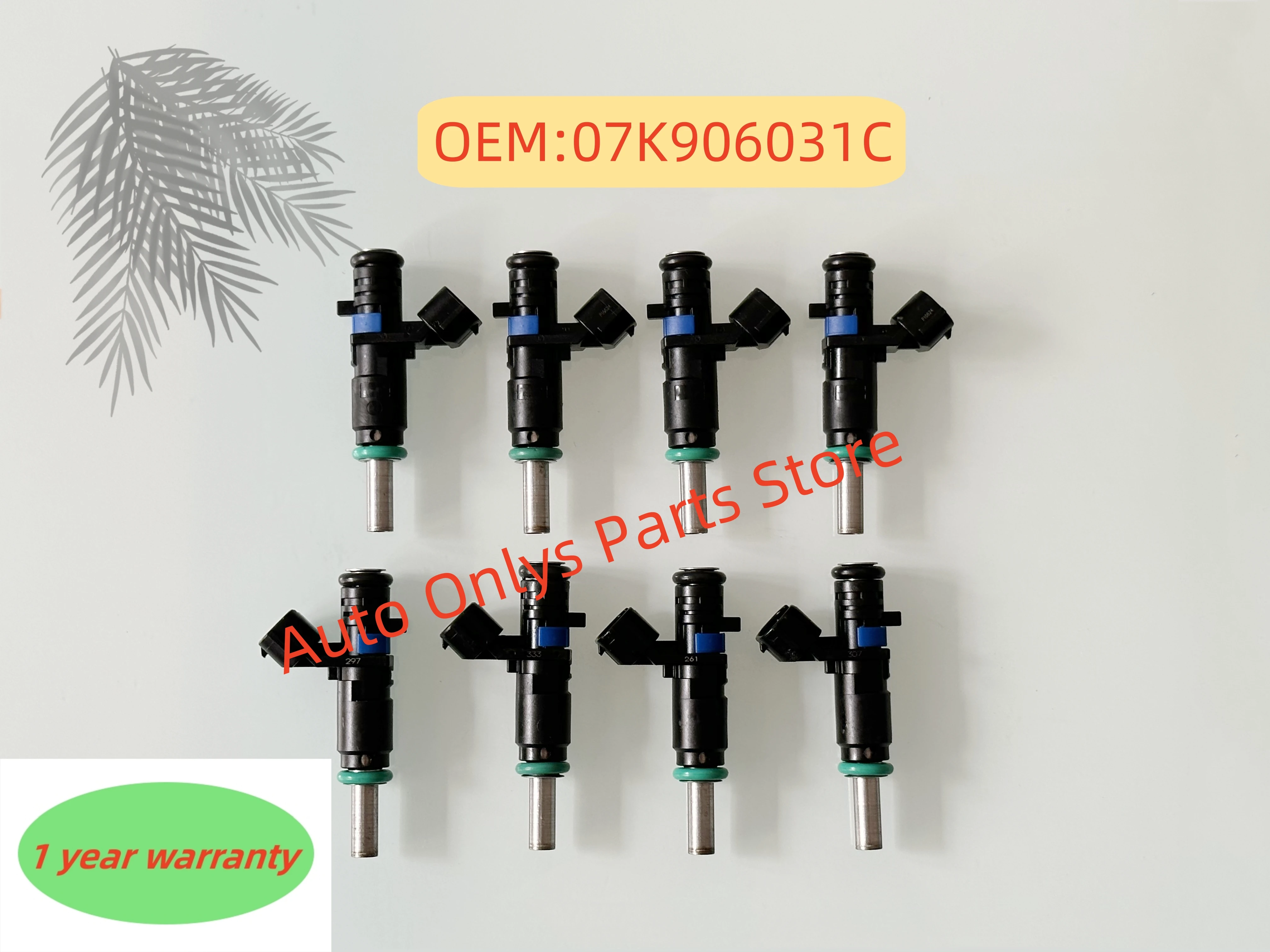 8PCS New High quality 07K906031C Car Fuel Injectors For - Beetle Golf Jetta Passat Rabbit 2.5L 2007-2014 FJ1067 car accessories