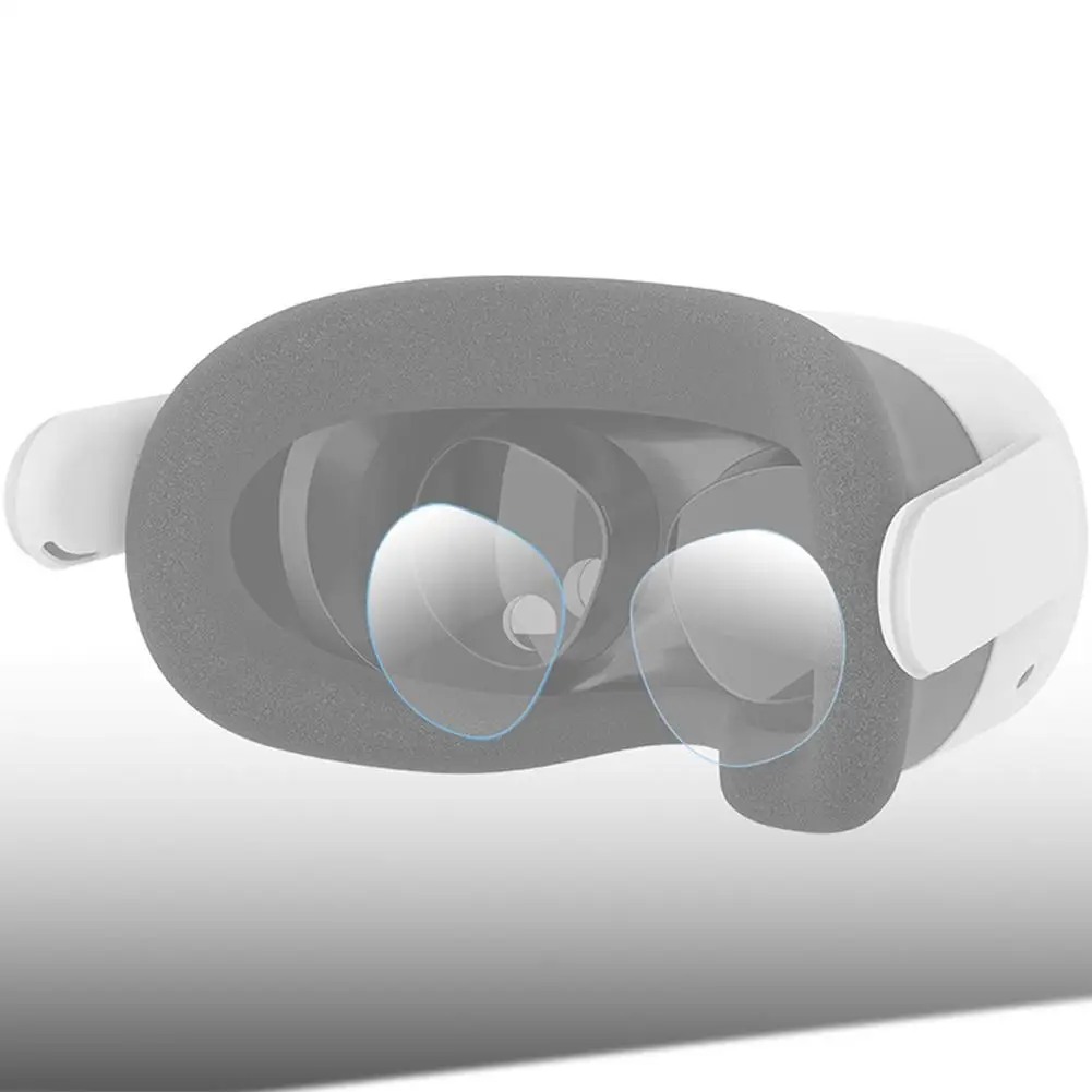 Für Meta Quest3S Objektiv Film Kratzfest VR Gläser Schutz VR Gerät Objektiv Film Hohe Durchlässigkeit Film Objektiv C6L4
