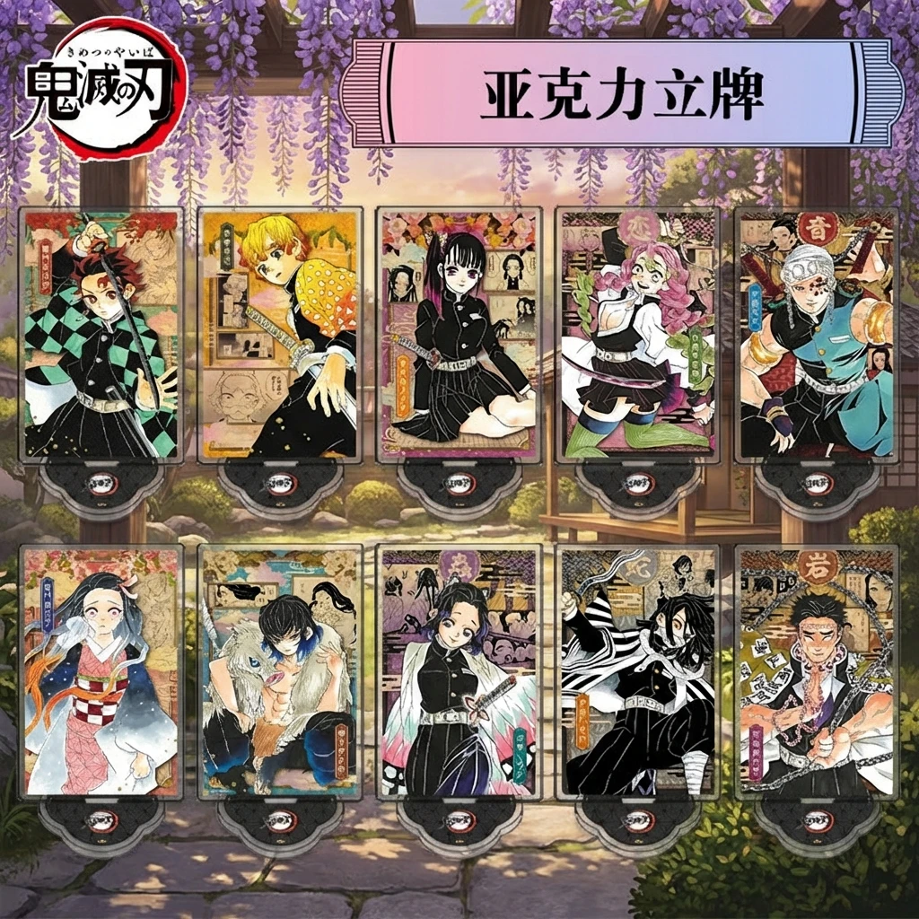 

Demon Slayer Kimetsu no Yaiba 12cm Acrylic Stand Clear Layer Craft HD Print Anime Merchandise Original Factory Direct Custom